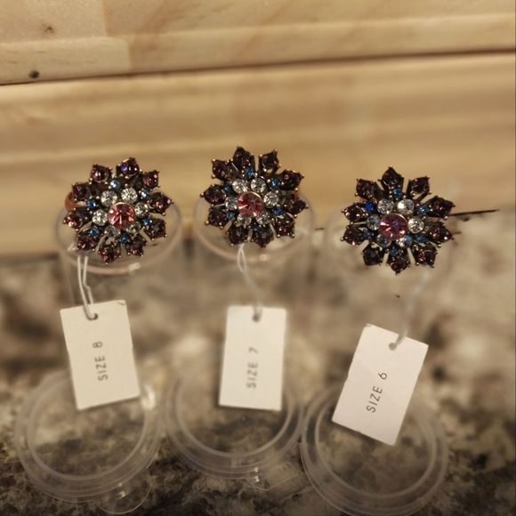 Fashion Jewelry Jewelry - 𝅺Princess Crystal Fashion Rings